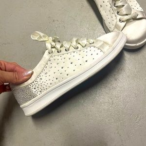 Satin Ivory Sparkle Women’s Bridal Shoes size 9